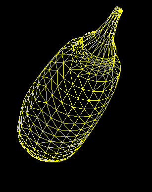 Repaired Surface-wireframe view